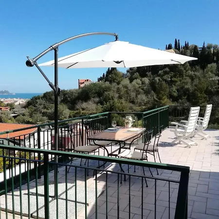 Lejlighed Bilocale Con Terrazza Vista Mare E Posto Auto Alassio